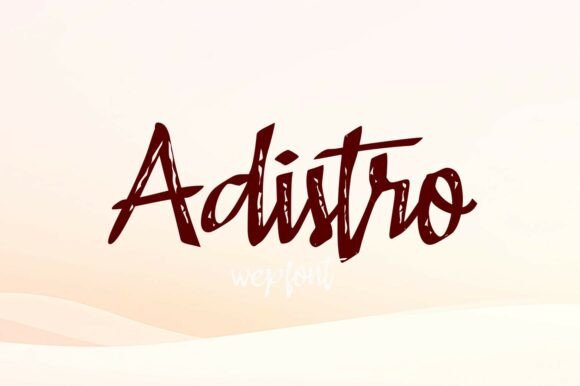 Adistro: A Font That Adds Personality to Your Brand
