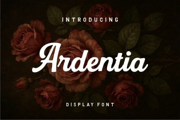 Ardentia: A Bold Script Font for Handmade Crafters