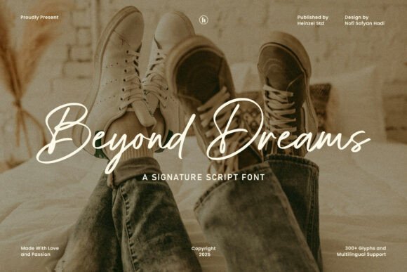 Beyond Dreams: A Script Font for Editorial Elegance