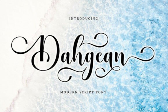 Dahgean: A Script Font That Elevates Digital Design