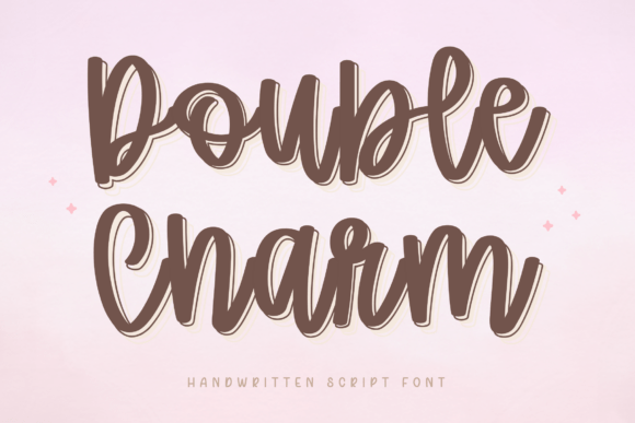 Double Charm: A Script Font with Personality and Grace