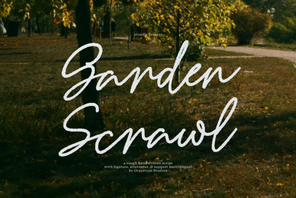 Garden Scrawl: A Font That Breathes Life Into Digital Design