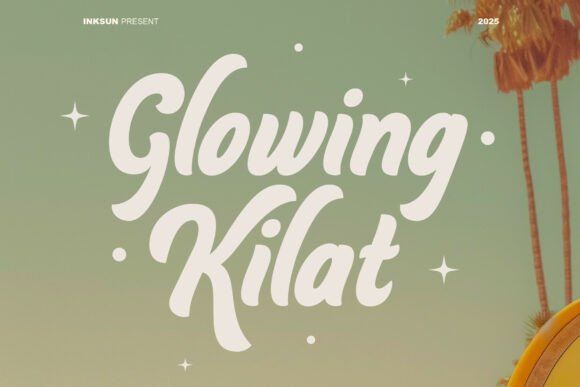 Glowing Kilat: A Font That Brings Energy to Your Editorial Design