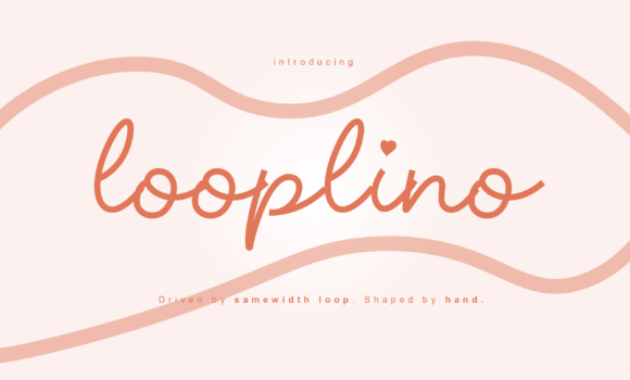 Looplino: A Timeless Script Font for Editorial Design
