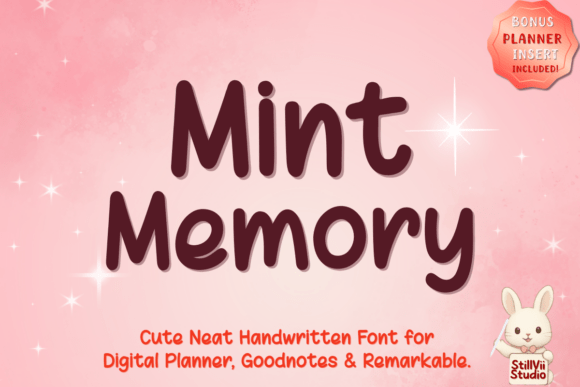 Mint Memory: The Handwritten Font for Creative Crafters