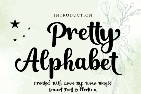 Pretty Alphabet: A Script Font for Elegant Branding