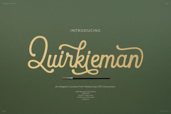 Quirkieman: A Script Font That Breathes Life Into Digital Design