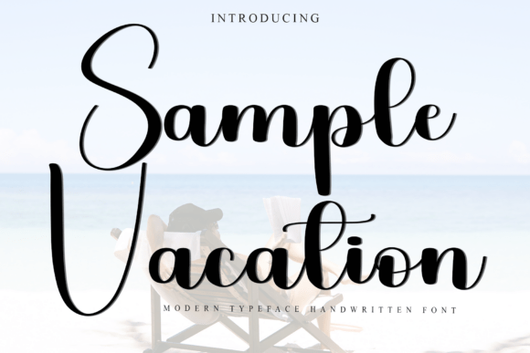 Sample Vacation: A Script Font for Impactful Digital Campaigns