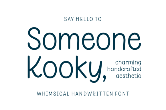 Someone Kooky: A Playful Script Font for Branding Projects