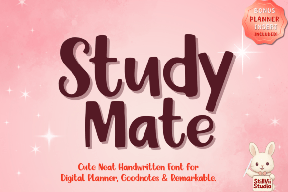 Study Mate: A Font That Speaks to the Designer’s Soul