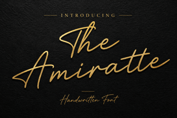 The Amiratte: A Font That Elevates Branding