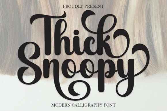 Thick Snoopy: A Font That Elevates Your Brand